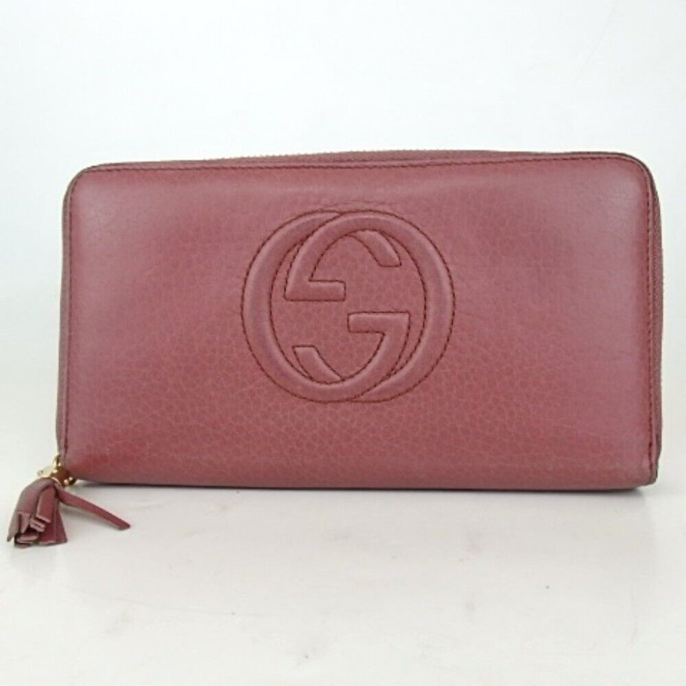 Authentic GUCCI soho Wallets leather